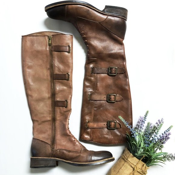 Vince Camuto Shoes - VINCE CAMUTO FENTON TALL LEATHER BOOTS